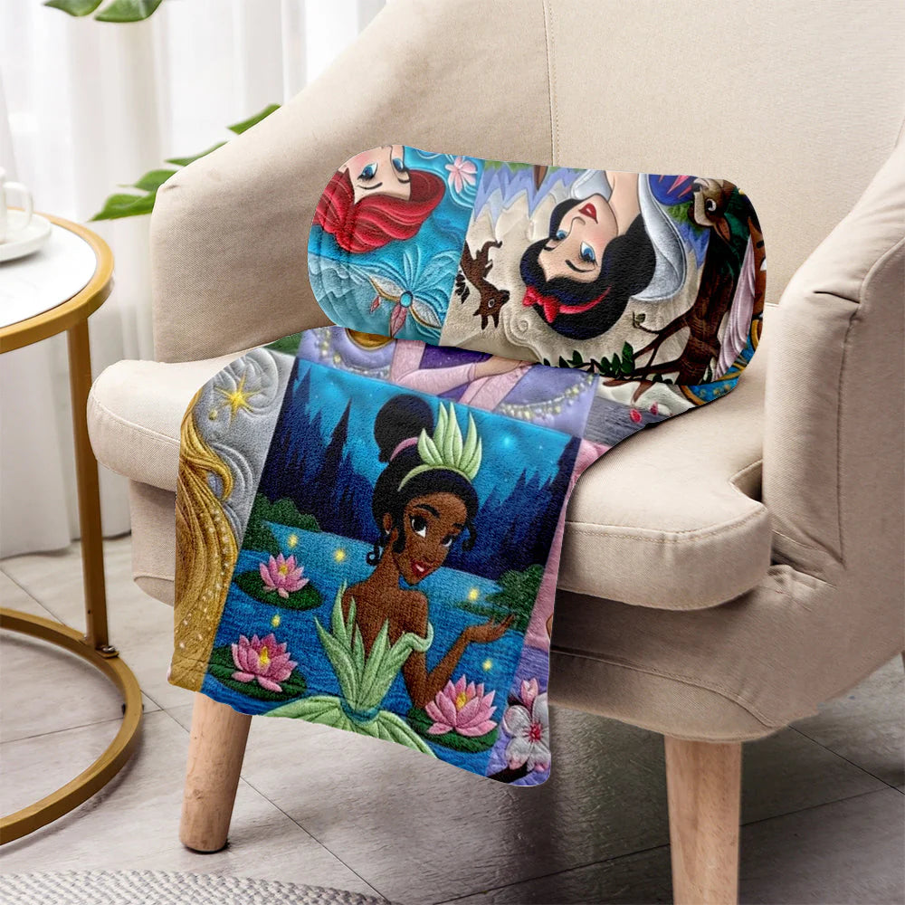 Beautiful Princesses - Personalized Blanket