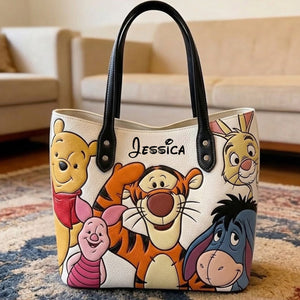 Yellow Bear Friends - Personalized Tote Bag - NSK10010