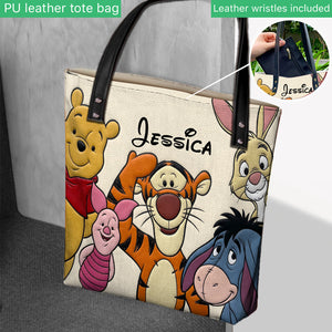 Yellow Bear Friends - Personalized Tote Bag - NSK10010