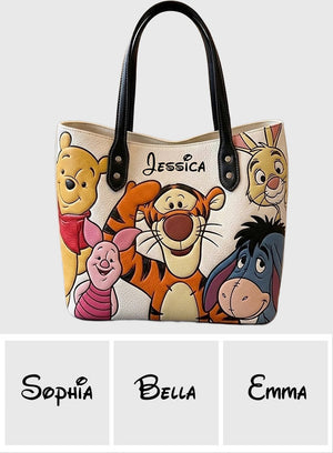 Yellow Bear Friends - Personalized Tote Bag - NSK10010
