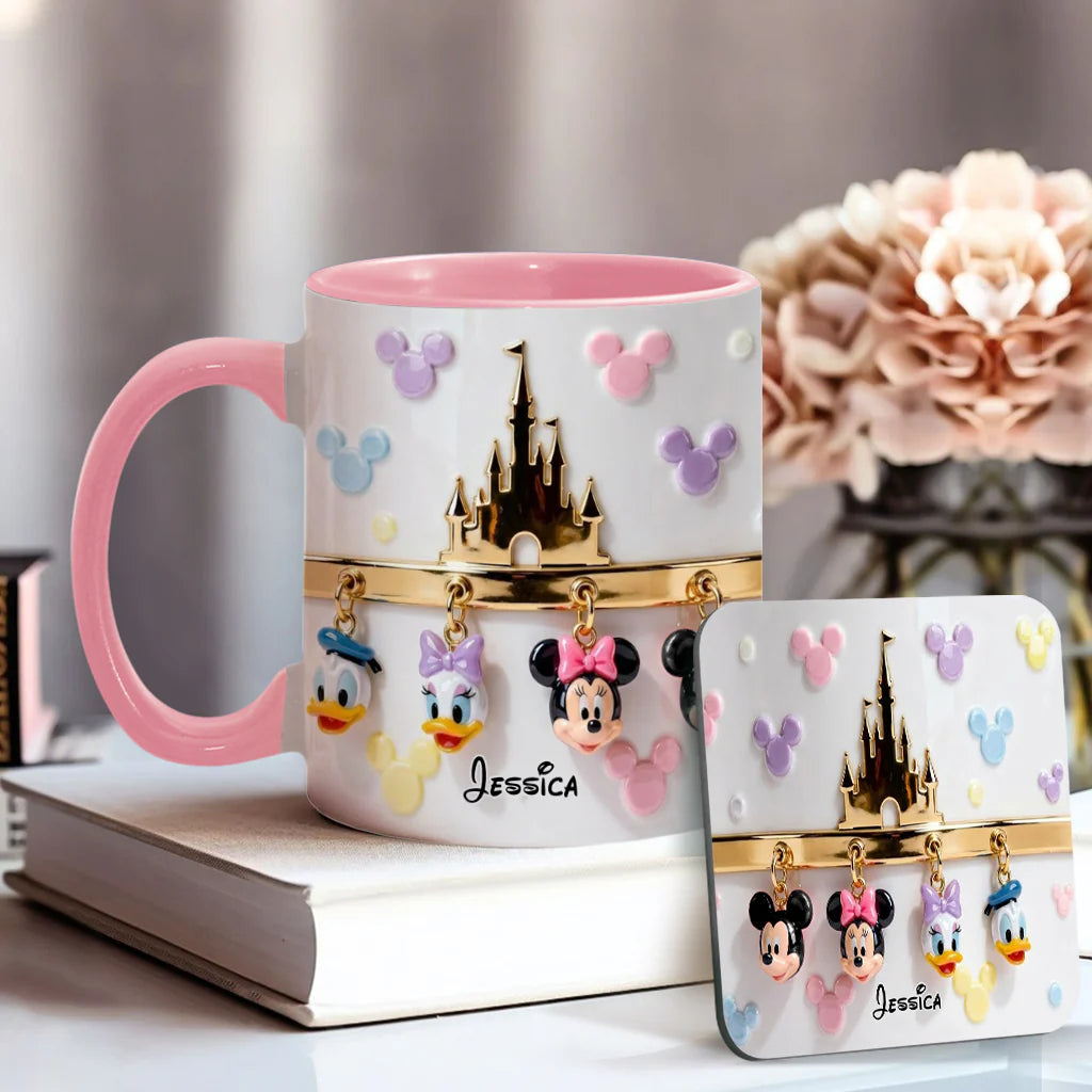 Friends - Personalized Mouse Accent Mug- EAJBLK12004