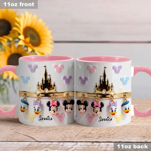 Friends - Personalized Mouse Accent Mug- EAJBLK12004