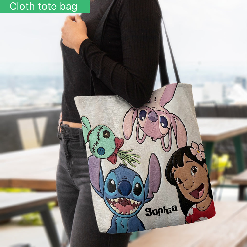 Ohana Means Family - Personalized Tote Bag - NSK10013