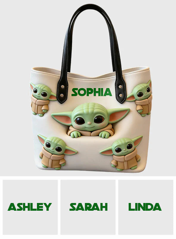 Cute Baby - Personalized The Force Tote Bag