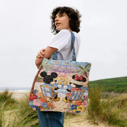Magic Mouse Moments - Personalized Quilted Tote Bag - NSK10057