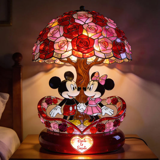 You & Me We Got This - Personalized Mouse Acrylic LED Night Light | MNPS01001