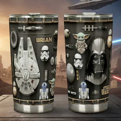 The Force - Personalized The Force Tumbler | EAJBLK12010