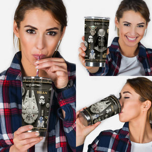 The Force - Personalized The Force Tumbler | EAJBLK12010