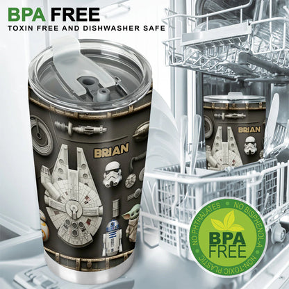 The Force - Personalized The Force Tumbler | EAJBLK12010