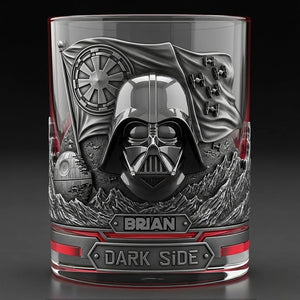 Join The Dark Side - Personalized The Force Whiskey Glass - MNPS02WG