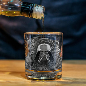 Join The Dark Side - Personalized The Force Whiskey Glass - MNPS02WG