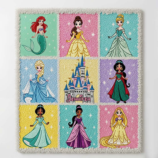 Magical Princesses - Personalized Princess Blanket | EAJBLK12005