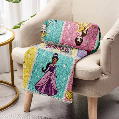 Magical Princesses - Personalized Princess Blanket | EAJBLK12005