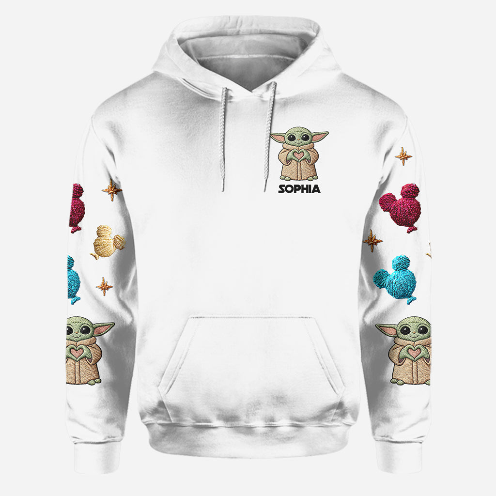 Too Cute I Am - Personalized The Force Hoodie and Leggings - NSK10002