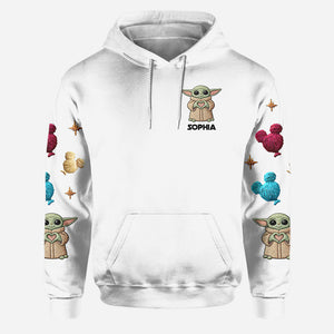 Too Cute I Am - Personalized The Force Hoodie and Leggings - NSK10002