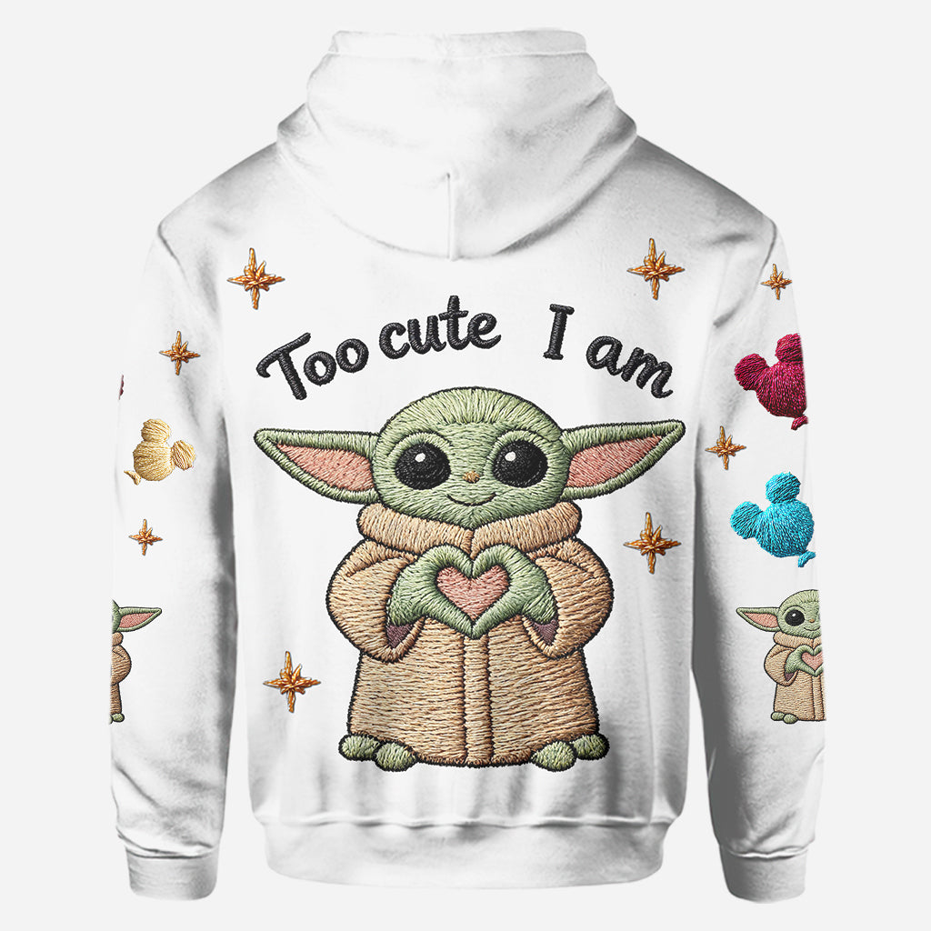 Too Cute I Am - Personalized The Force Hoodie and Leggings - NSK10002