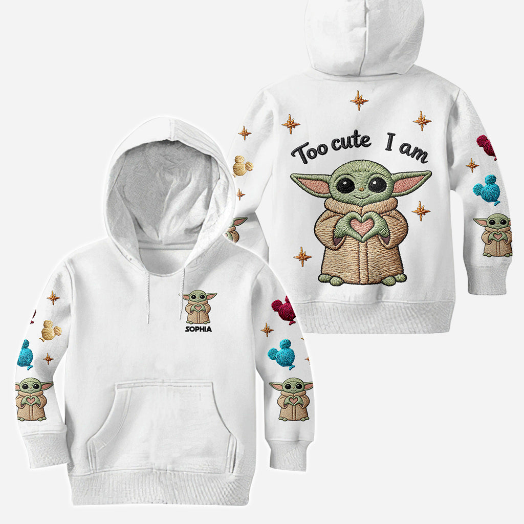 Too Cute I Am - Personalized The Force Hoodie and Leggings - NSK10002