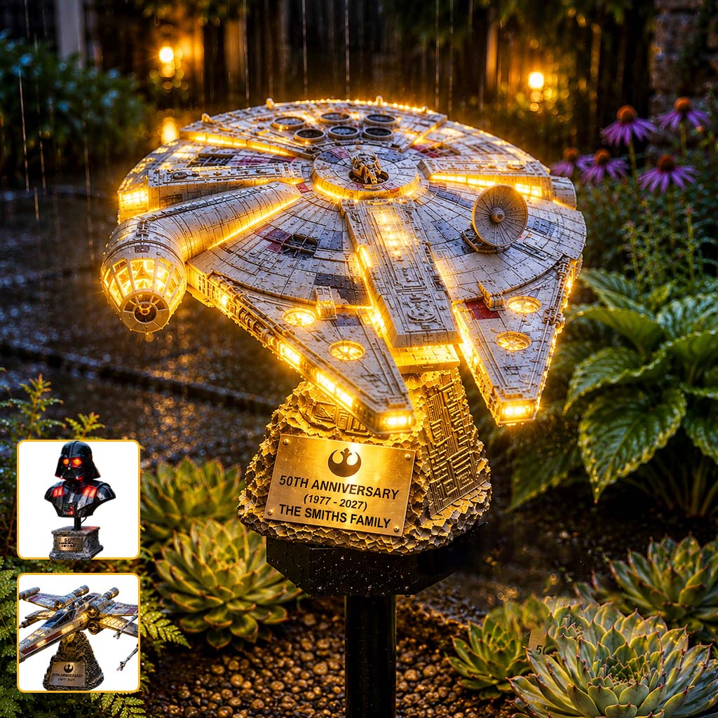 Keep Them Safe - Personalized The Force Solar Acrylic Light - ZTBSAL001