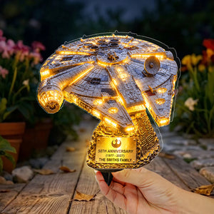 Keep Them Safe - Personalized The Force Solar Acrylic Light - ZTBSAL001