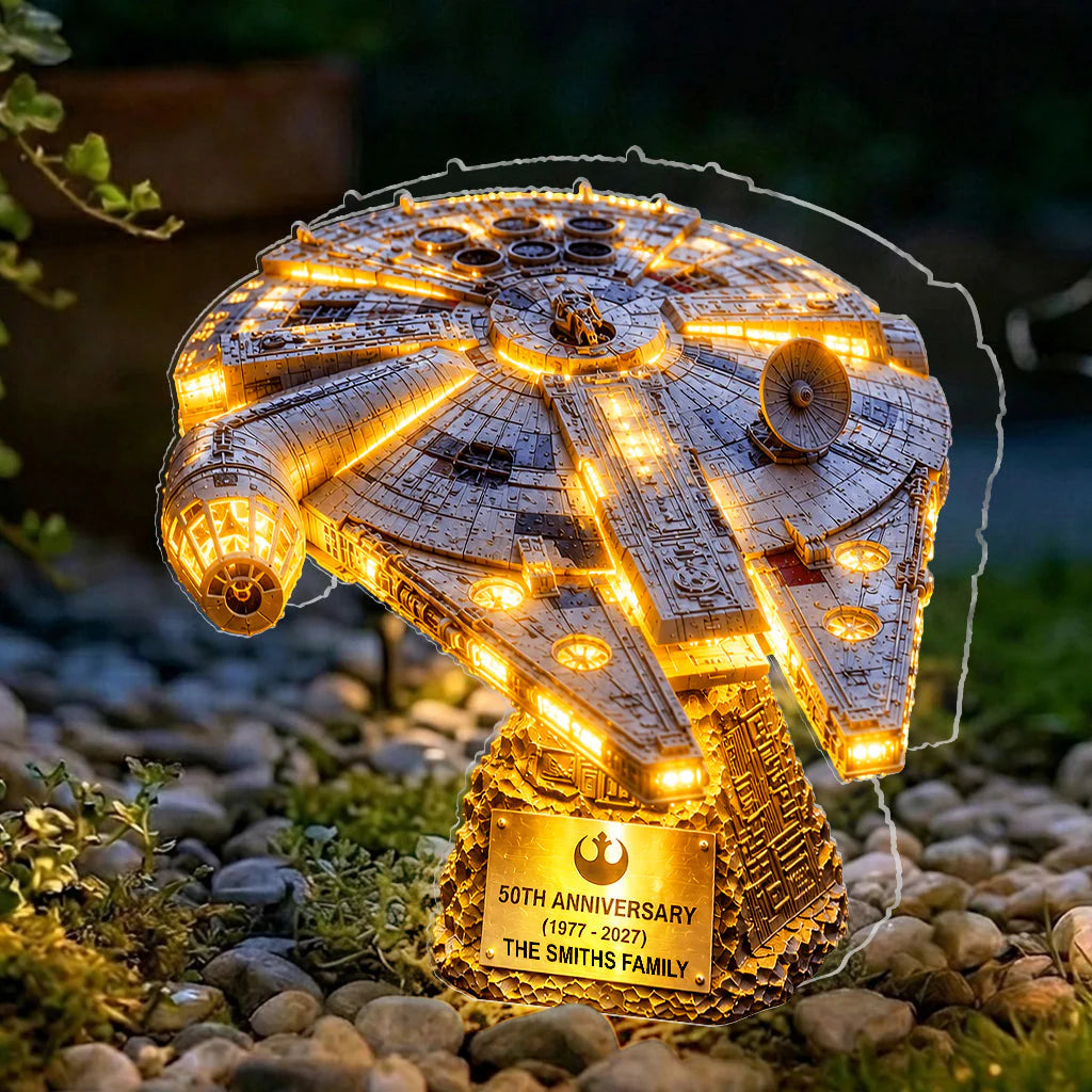 Keep Them Safe - Personalized The Force Solar Acrylic Light - ZTBSAL001