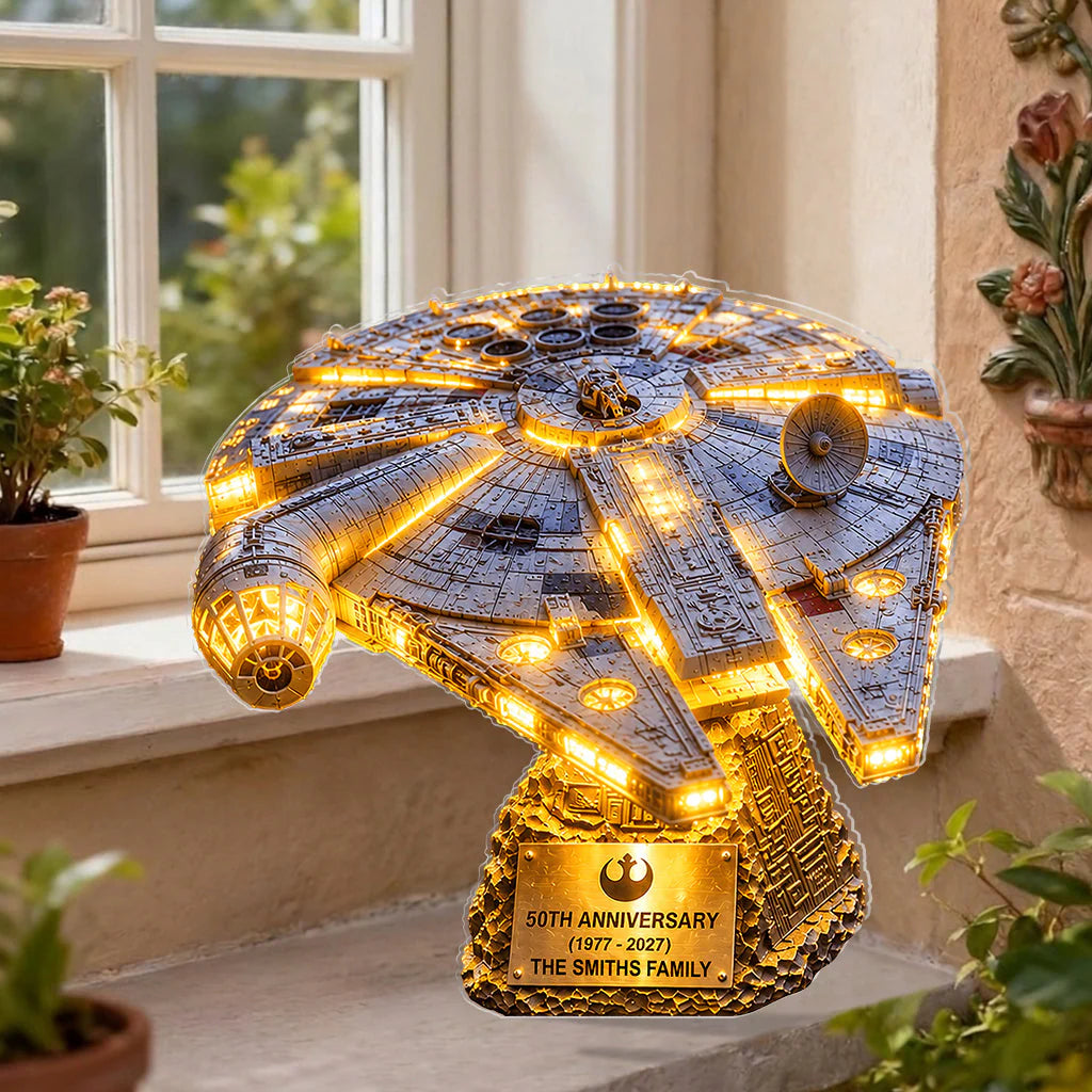 Keep Them Safe - Personalized The Force Solar Acrylic Light - ZTBSAL001