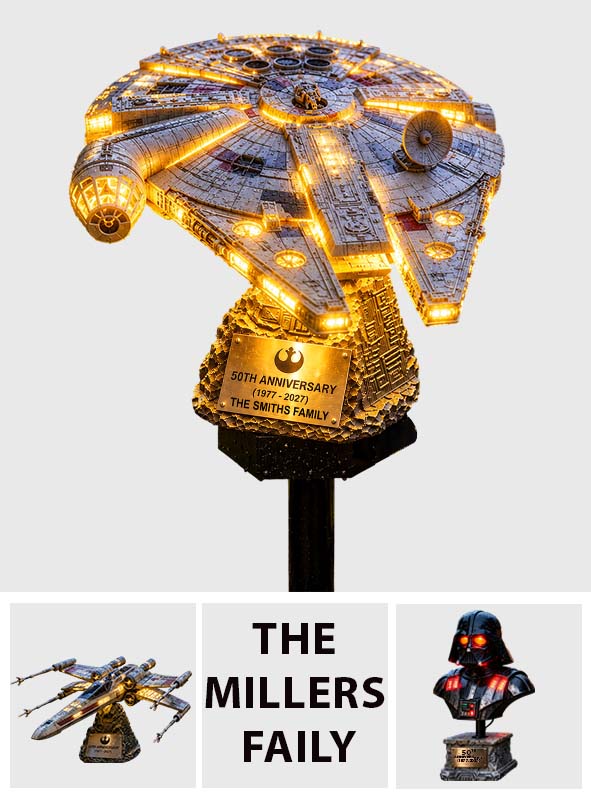 Keep Them Safe - Personalized The Force Solar Acrylic Light - ZTBSAL001
