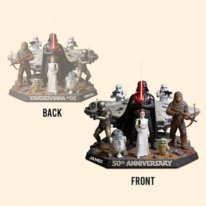 50th Anniversary - Personalized The Force Acrylic Plaque - MNPS02AP