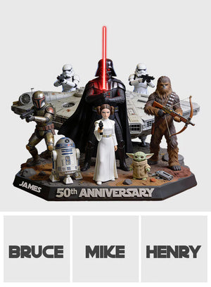 50th Anniversary - Personalized The Force Acrylic Plaque - MNPS02AP