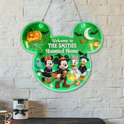Happy Halloween - Personalized Mouse Luminous Acrylic Sign - NSK10120