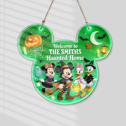 Happy Halloween - Personalized Mouse Luminous Acrylic Sign - NSK10120