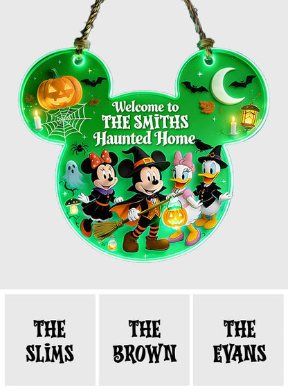 Happy Halloween - Personalized Mouse Luminous Acrylic Sign - NSK10120
