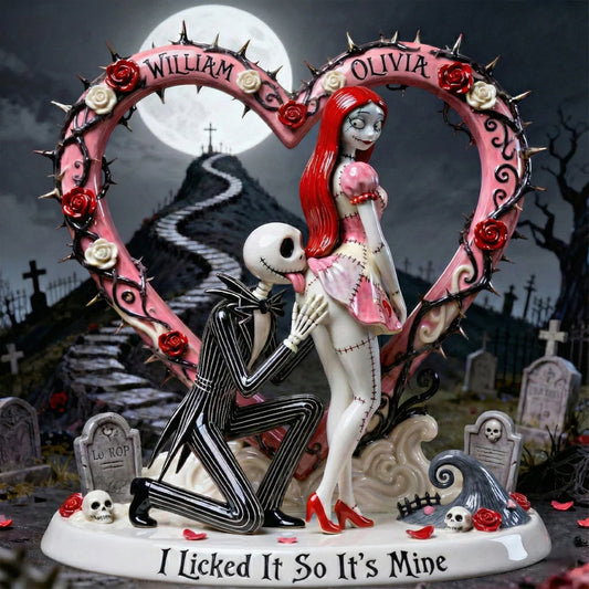 I Licked It So It's Mine - Personalized Nightmare Custom Shaped Acrylic Plaque | EAJAP0101