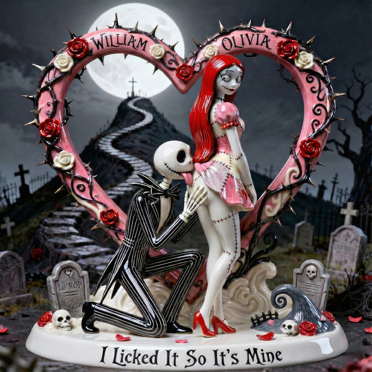 I Licked It So It's Mine - Personalized Nightmare Custom Shaped Acrylic Plaque | EAJAP0101