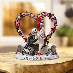 I Licked It So It's Mine - Personalized Nightmare Custom Shaped Acrylic Plaque | EAJAP0101
