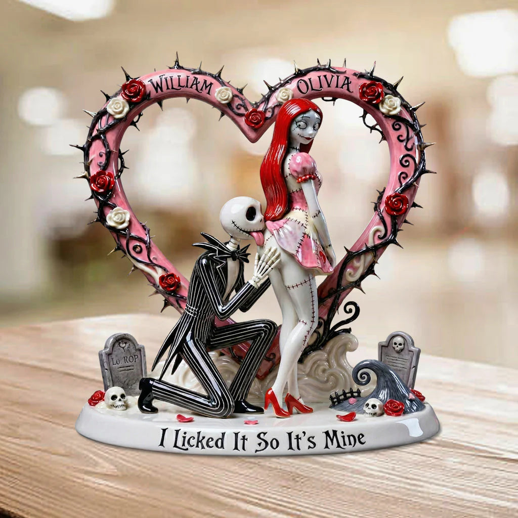 I Licked It So It's Mine - Personalized Nightmare Custom Shaped Acrylic Plaque | EAJAP0101