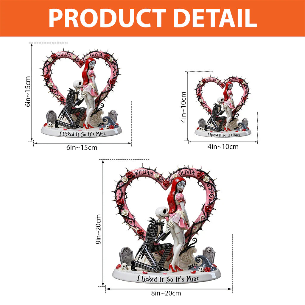 I Licked It So It's Mine - Personalized Nightmare Custom Shaped Acrylic Plaque | EAJAP0101