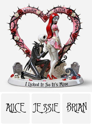 I Licked It So It's Mine - Personalized Nightmare Custom Shaped Acrylic Plaque | EAJAP0101
