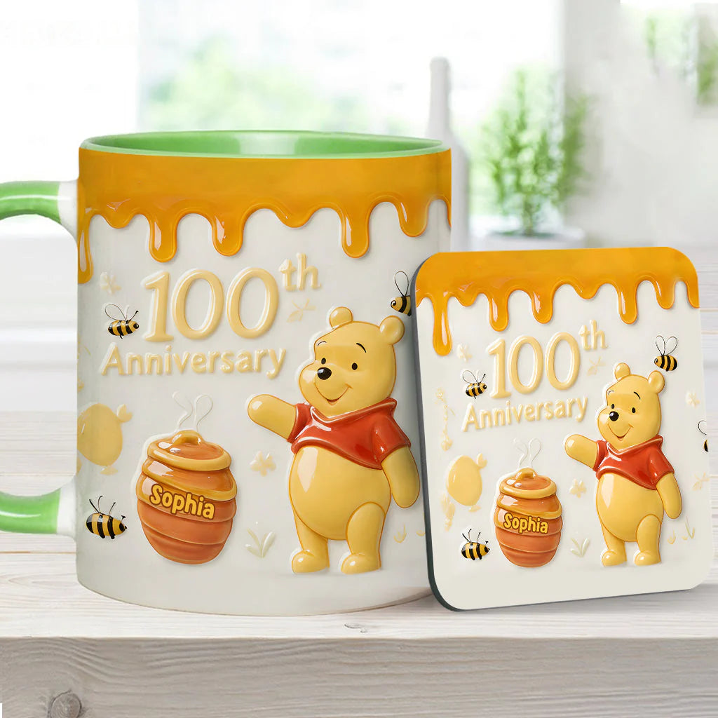 Honey Bear 100th Anniversary - Personalized Accent Mug | MNPM01001