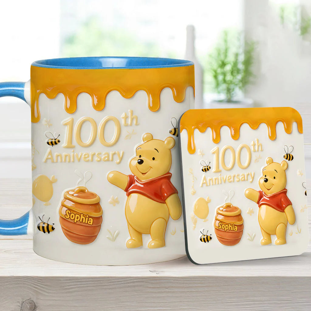 Honey Bear 100th Anniversary - Personalized Accent Mug | MNPM01001
