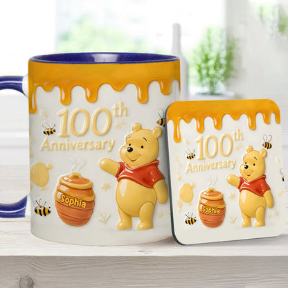 Honey Bear 100th Anniversary - Personalized Accent Mug | MNPM01001
