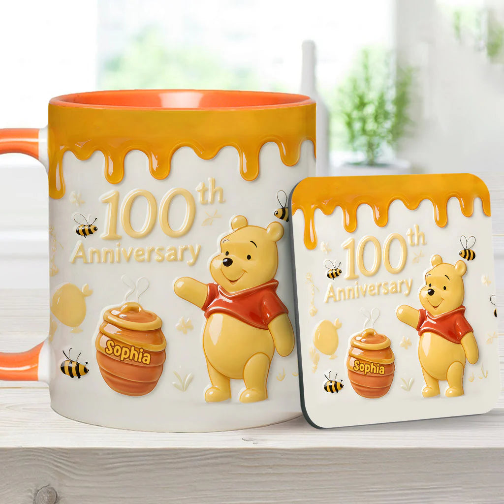 Honey Bear 100th Anniversary - Personalized Accent Mug | MNPM01001