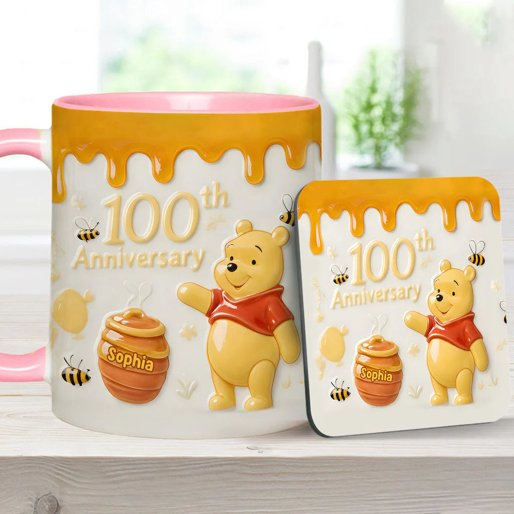 Honey Bear 100th Anniversary - Personalized Accent Mug | MNPM01001