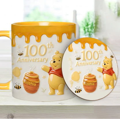 Honey Bear 100th Anniversary - Personalized Accent Mug | MNPM01001