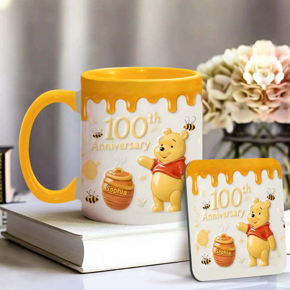 Honey Bear 100th Anniversary - Personalized Accent Mug | MNPM01001