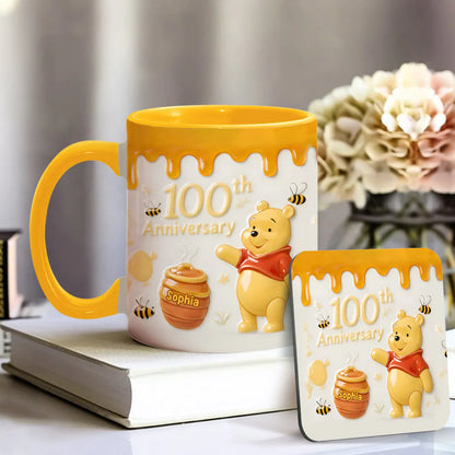 Honey Bear 100th Anniversary - Personalized Accent Mug | MNPM01001