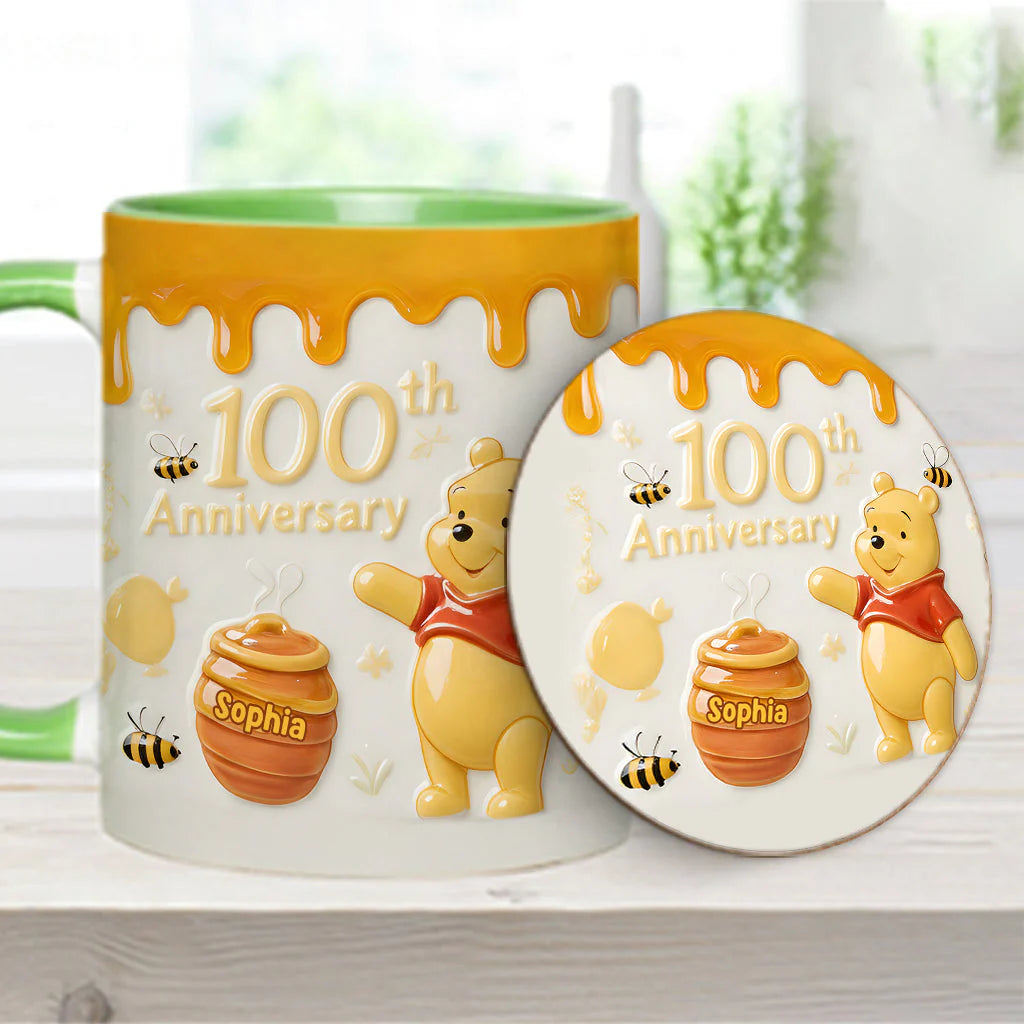 Honey Bear 100th Anniversary - Personalized Accent Mug | MNPM01001