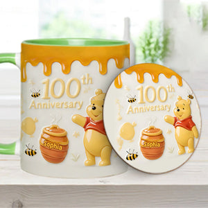 Honey Bear 100th Anniversary - Personalized Accent Mug | MNPM01001