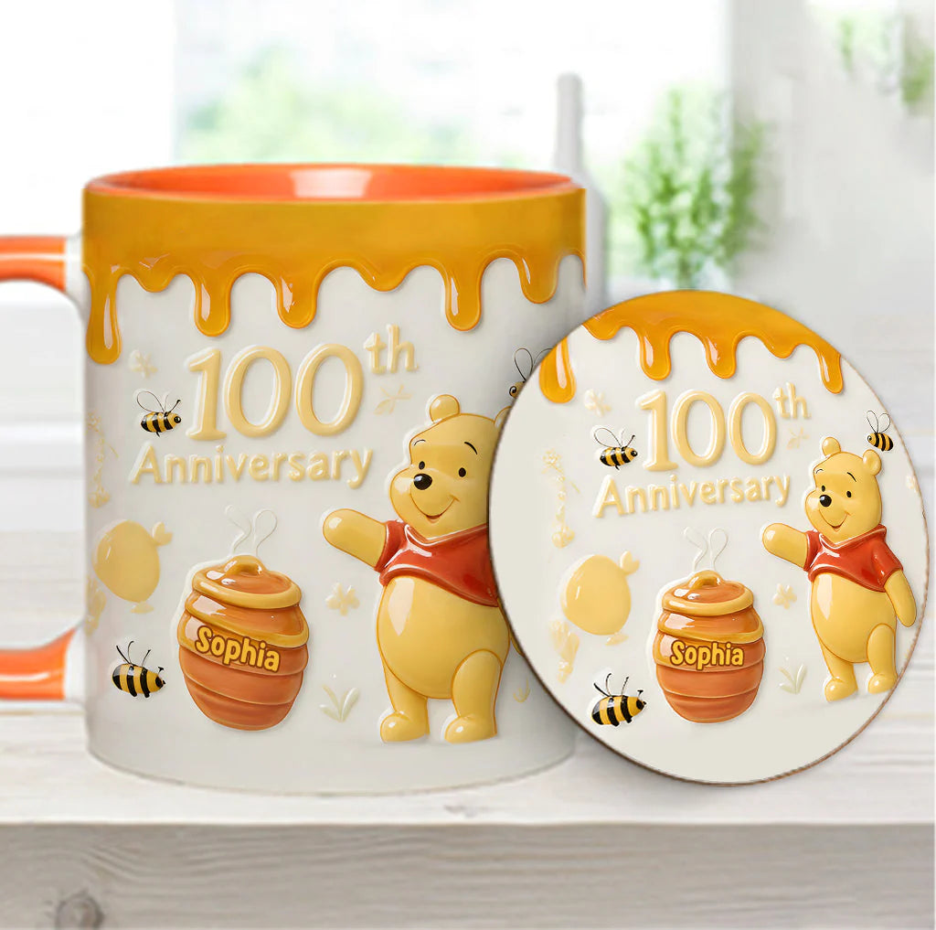 Honey Bear 100th Anniversary - Personalized Accent Mug | MNPM01001