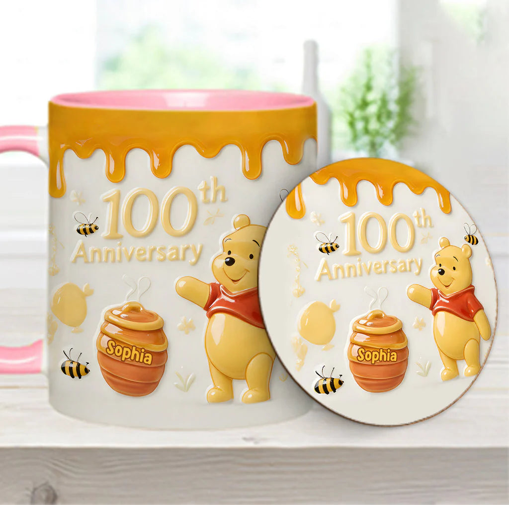 Honey Bear 100th Anniversary - Personalized Accent Mug | MNPM01001