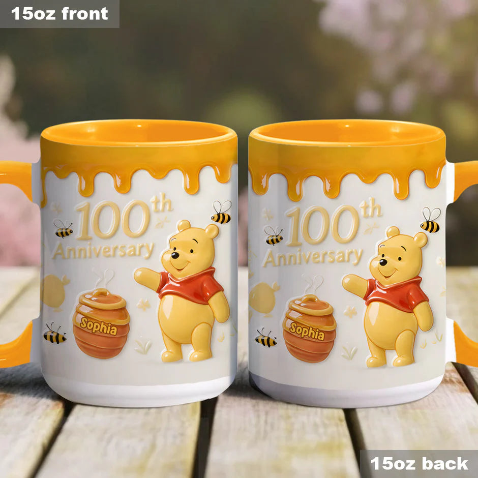 Honey Bear 100th Anniversary - Personalized Accent Mug | MNPM01001
